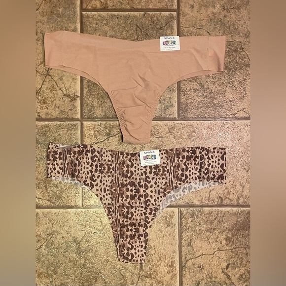 NWT 2 pairs SPANX Under Statements seamless thongs size 2X - Picture 1 of 7
